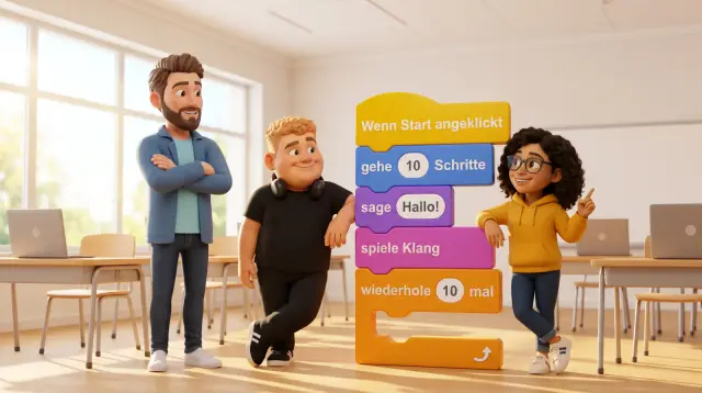 Coding & Game Design mit Scratch - Aufbaukurs