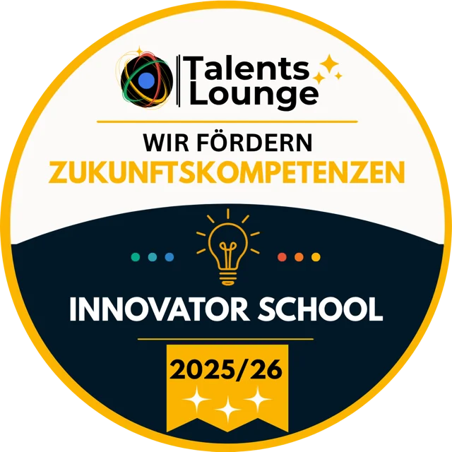 Abzeichen „Innovator School" für das Schuljahr 2025/26