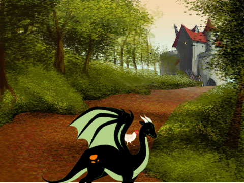 Bissiger Drache